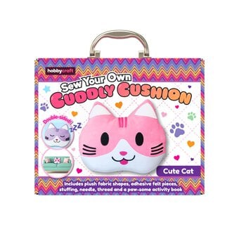 Sew Your Own Cute Cat Cuddly Cushion Case