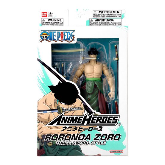 One Piece Anime Heroes Roronoa Zoro Three Sword Style image number 1