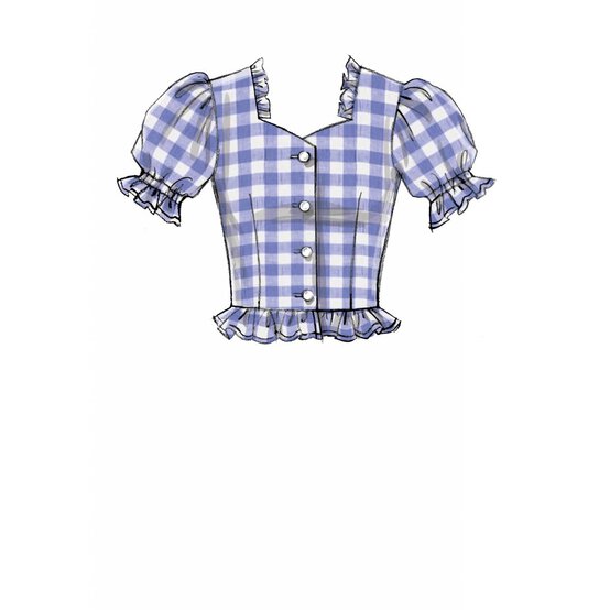 McCall’s Women’s Tops Sewing Pattern M7900 (14-22) image number 3