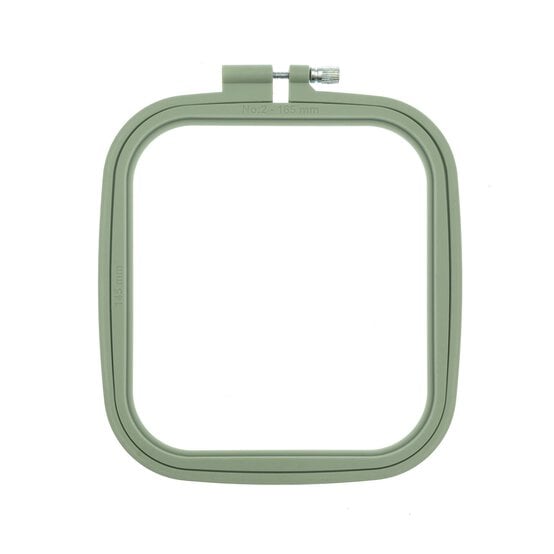 Plastic Rectangle Embroidery Hoop 20.5cm x 18cm image number 1