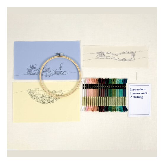 DMC Spring Landscape Embroidery Kit image number 4