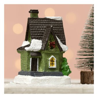 Green House Resin Decoration 8cm