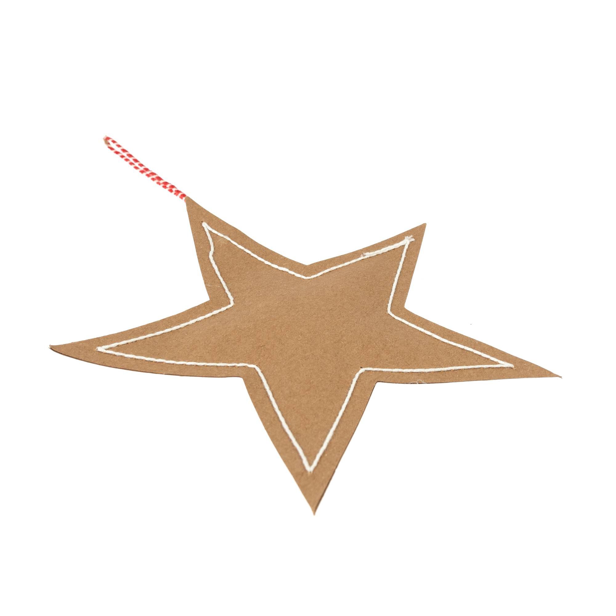 Kraft Paper Star Decoration 15cm Hobbycraft