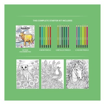 Artmaker Majestic Colouring Kit