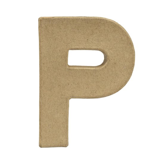 Mini Mache Letter P 10cm image number 3