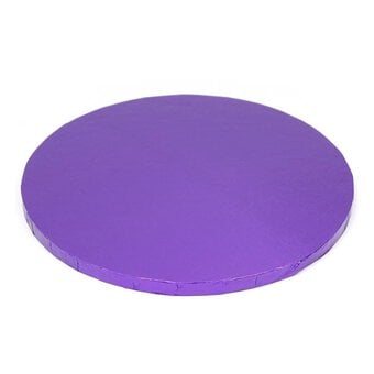 Purple 10 Inch Round Cake Board image number 2