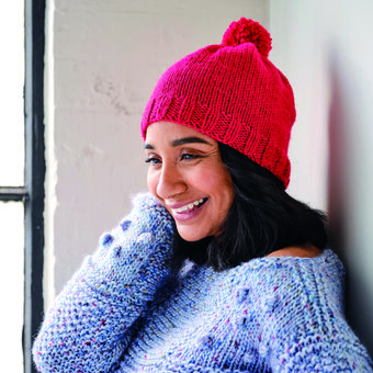 How to Knit a Bobble Hat