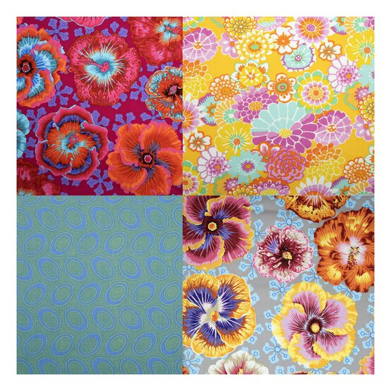 Kaffe Fassett Tropical Orange Quilt Kit image number 7