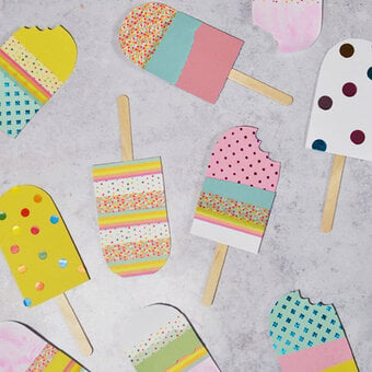 How to Create an Ice Lolly Collage