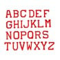 Red Alphabet Fabric Letters 26 Pack image number 1