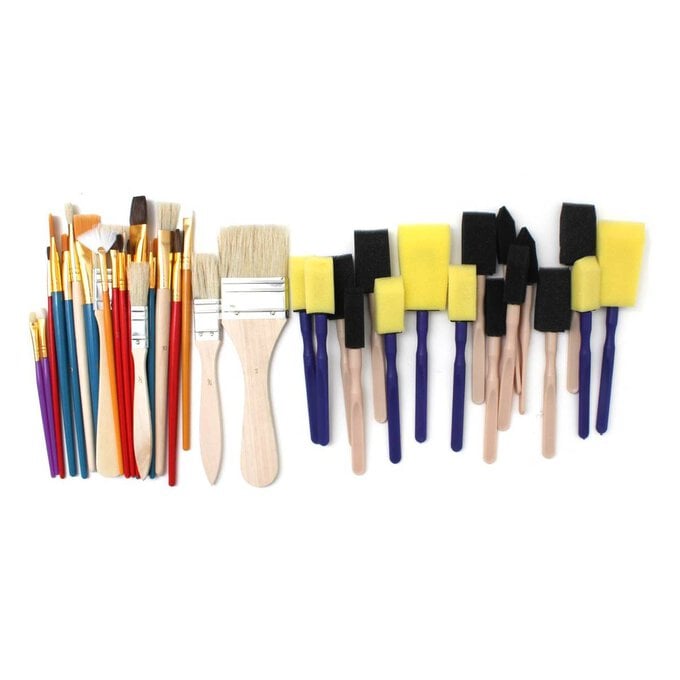 Assorted Brush Pack 40 Pieces image number 1