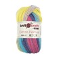 Knitcraft Pink Blue Yellow Cotton Festival DK 100g image number 1