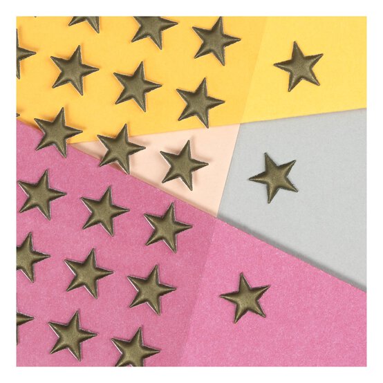 Gold Star Puffy Stickers 78 Pack image number 3