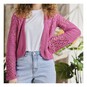 Knitcraft Crochet Open Stitch Cardigan Digital Pattern 0334 image number 1