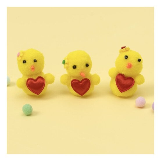 Yellow Chicks with Hearts 3 Pack image number 1