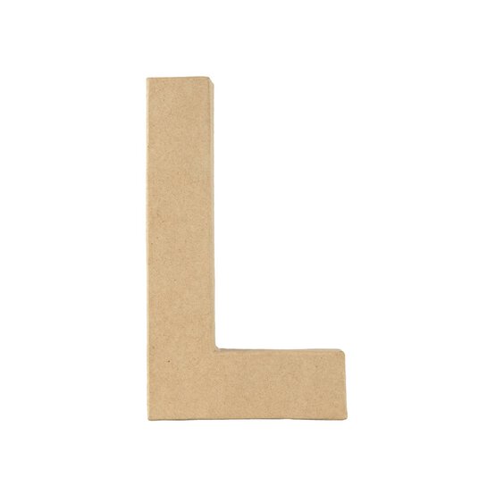 Mache Letter L 20cm image number 5