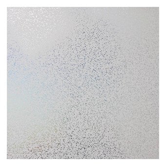 White Glitter Effect Card A4 16 Sheets