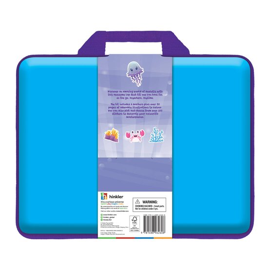 Amazing Axolotls Colour and Activity Set with Lap Desk image number 5