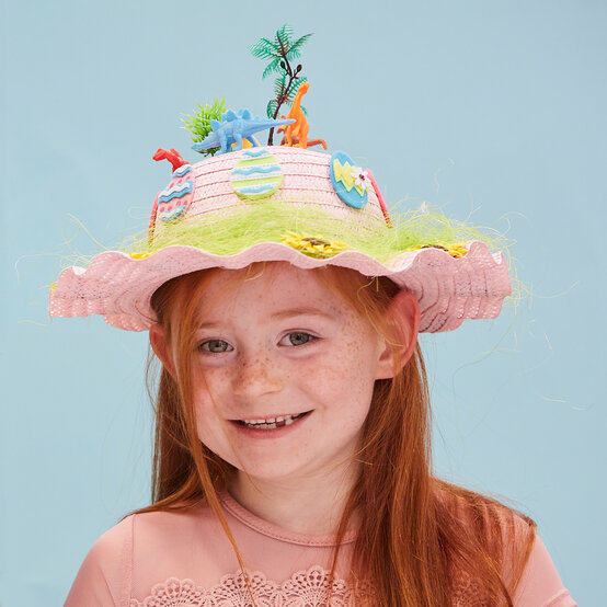 How to Make a Dinosaur Easter Bonnet image number 1