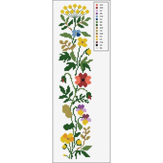 FREE PATTERN DMC English Garden Cross Stitch 0158 image number 5