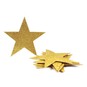 Gold Glitter Foam Stars 6 Pack image number 1