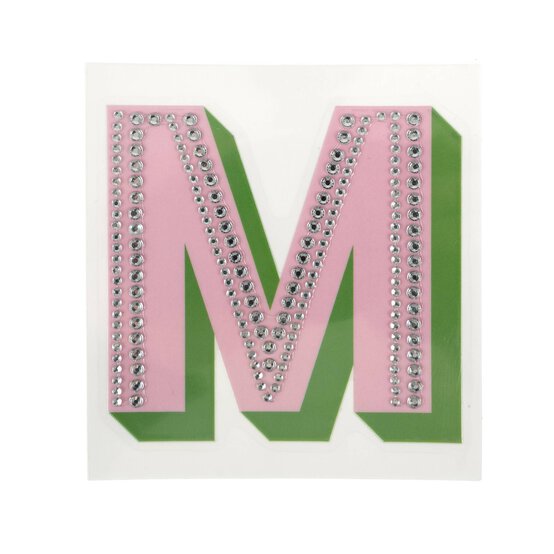 Cold Transfer and Bling Letter M Sticker Set image number 2