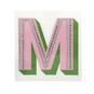 Cold Transfer and Bling Letter M Sticker Set image number 2