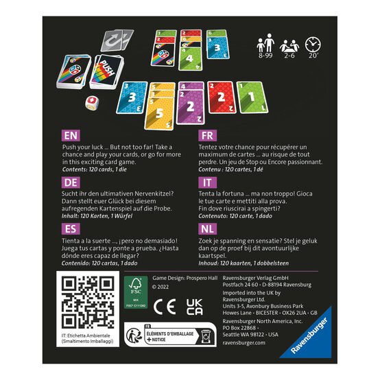 Ravensburger PUSH Card Game image number 2