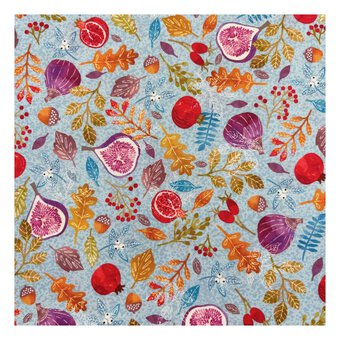 Hearthside Harvest Forest Fruit Cotton Fabric by the Metre