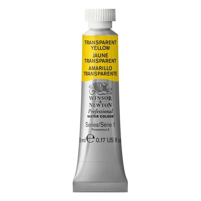 Winsor & Newton Transparent Yellow Professional Watercolour Tube 5ml image number 1