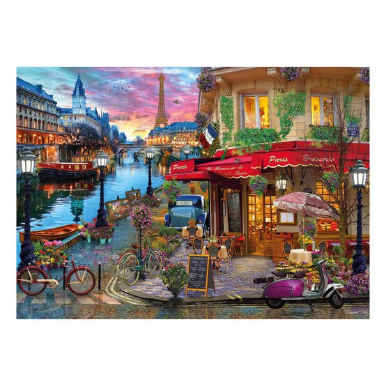 Gibsons Sunset on the Seine Jigsaw Puzzle 1000 Pieces image number 2
