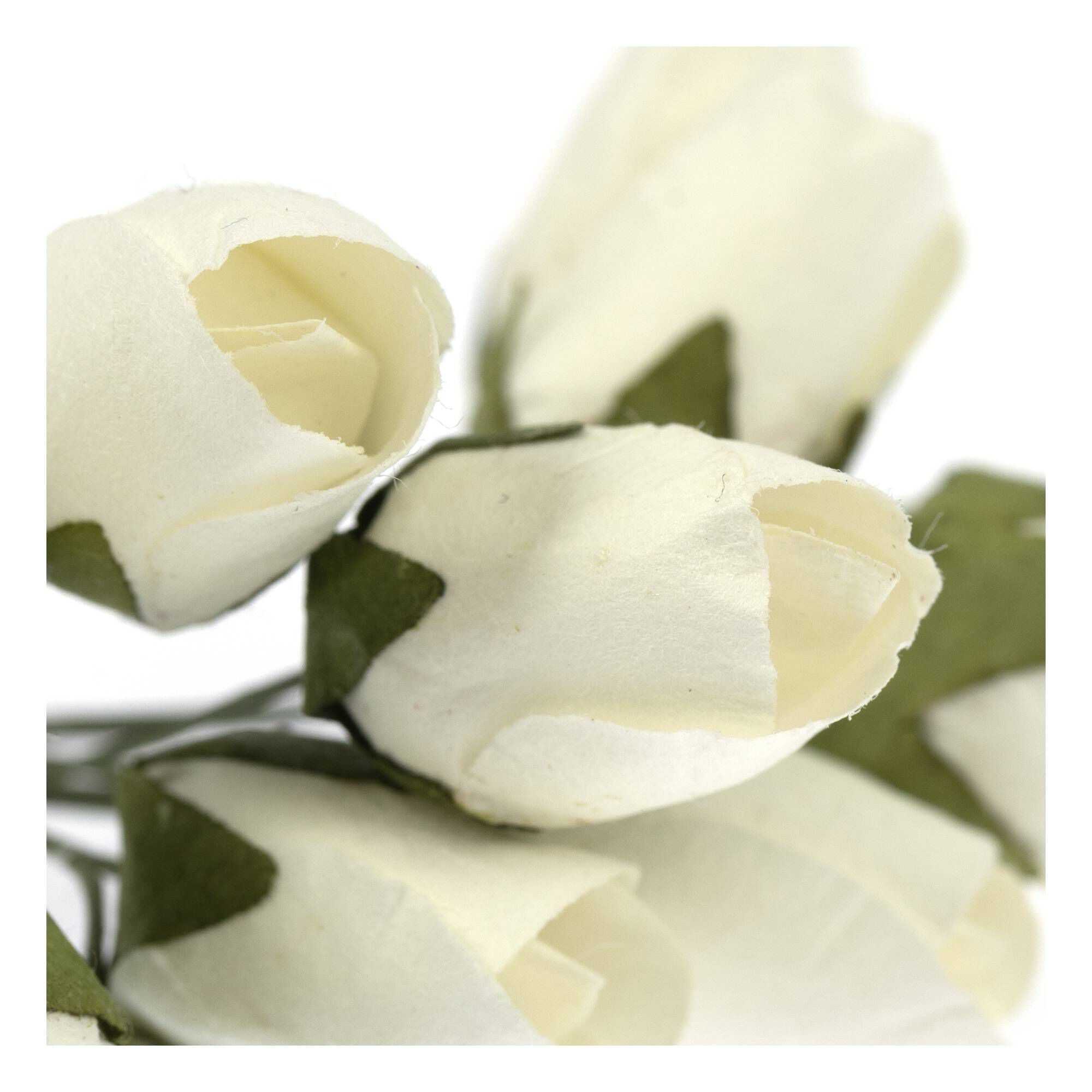 Mini Cream Rose Wired Floral Picks 10 Pack | Hobbycraft