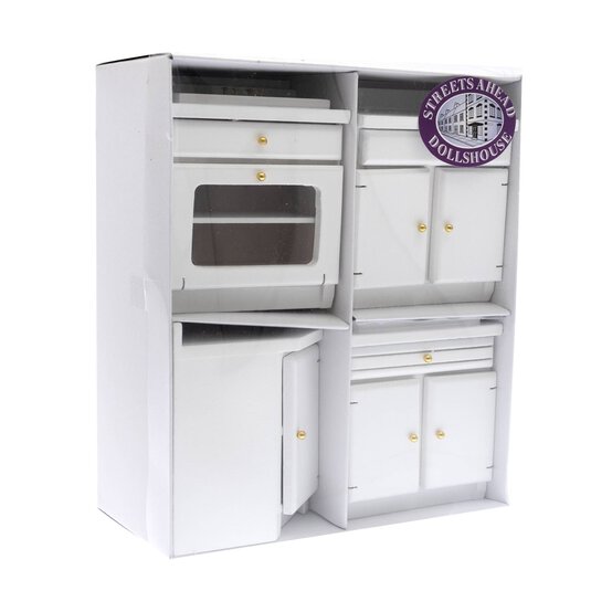Doll&rsquo;s House Kitchen Unit Set 3 Pieces image number 4