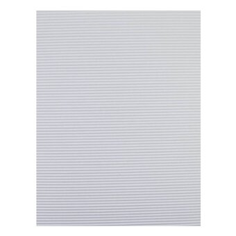 White Corrugated Foam Sheet 22.5cm x 30cm