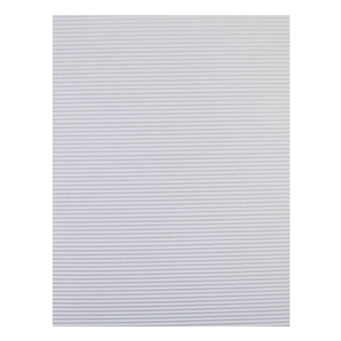 White Corrugated Foam Sheet 22.5cm x 30cm image number 1