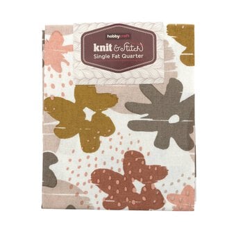 70s Floral Single Cotton Fat Quarter