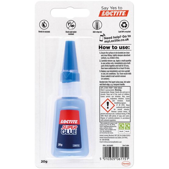 Loctite Super Glue XXL 20g image number 7