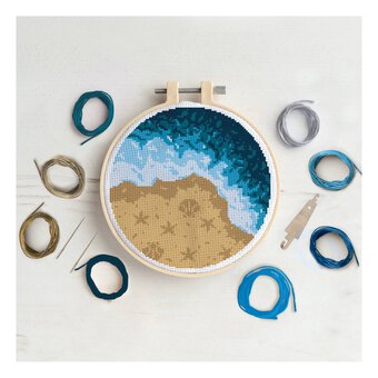 Shells Cross Stitch Kit 20cm 