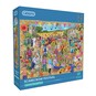 Gibsons Scarecrow Festival Jigsaw Puzzle 1000 Pieces image number 1