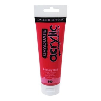 Daler-Rowney Graduate Primary Red Acrylic Paint 120ml