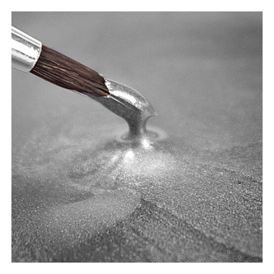 Rainbow Dust Silver Edible Metallic Food Paint 25ml image number 2