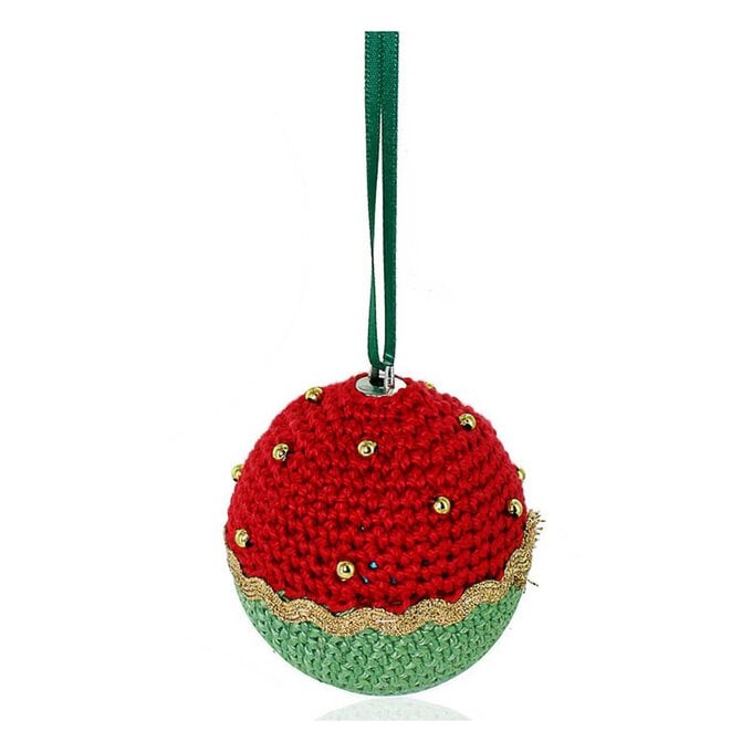 FREE PATTERN Crochet a Christmas Bauble Pattern image number 1