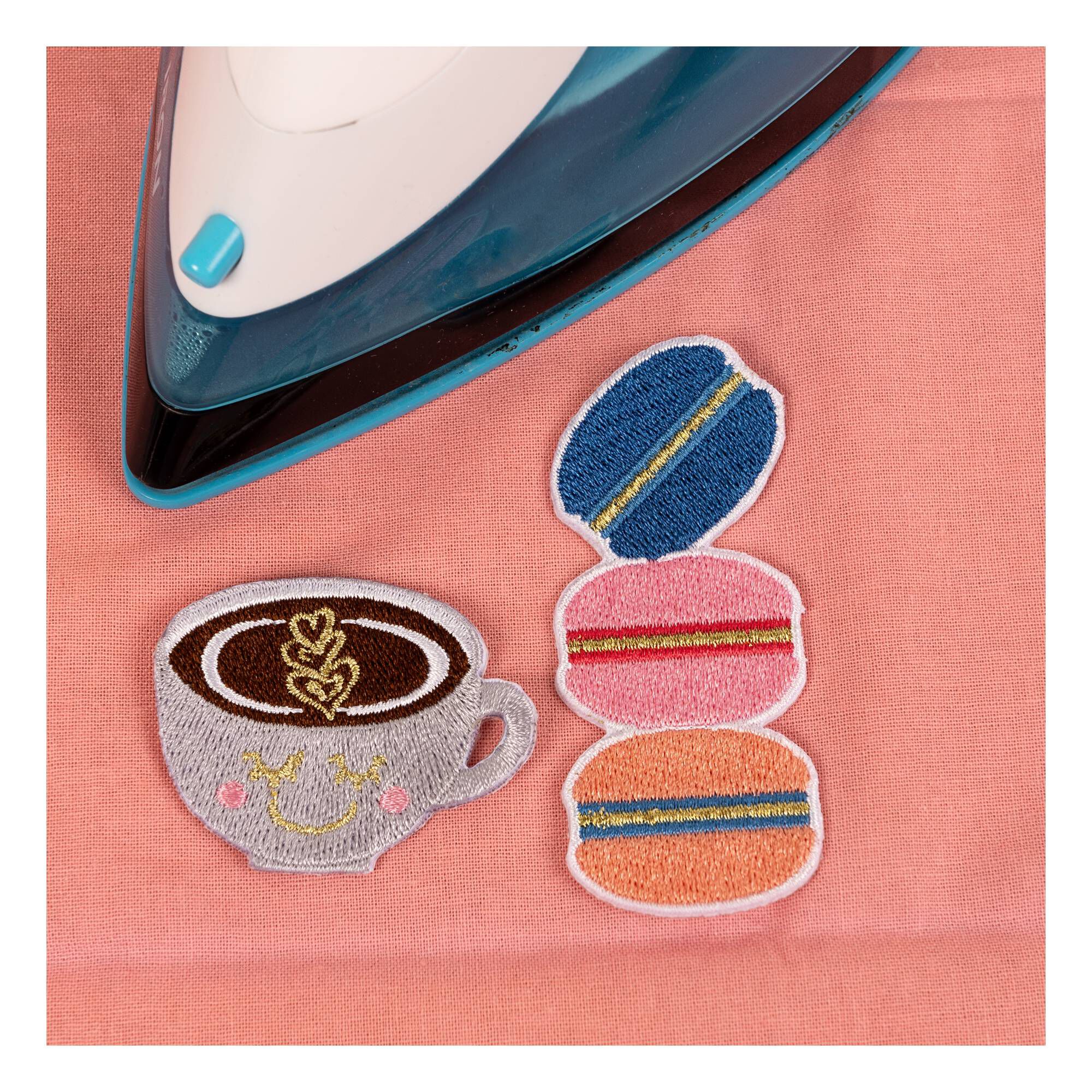 Afternoon Tea IronOn Patches 4 Pack Hobbycraft