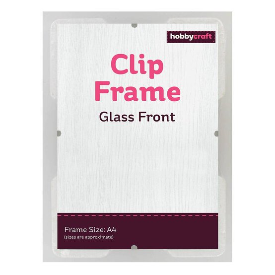 Glass Clip Frame A4 image number 1