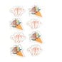 Thank You Flowers Chipboard Stickers 8 Pack image number 1