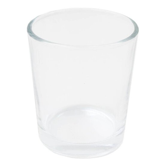 Plain Clear Tealight Holders 10 Pack
