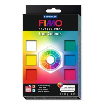 Fimo Professional True Colours Modelling Clay 85g 6 Pack
