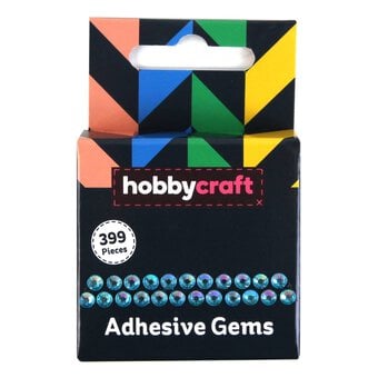 Blue Adhesive Gems 399 Pack image number 2
