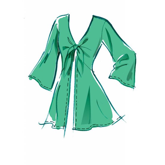 McCall&rsquo;s Bluebell Jacket Sewing Pattern M8120 (14-22) image number 4