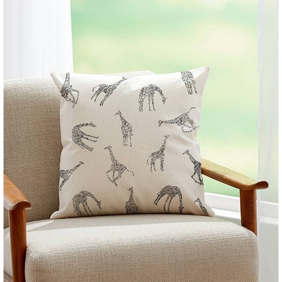 Cricut Cream Texture Cushion Cover image number 2